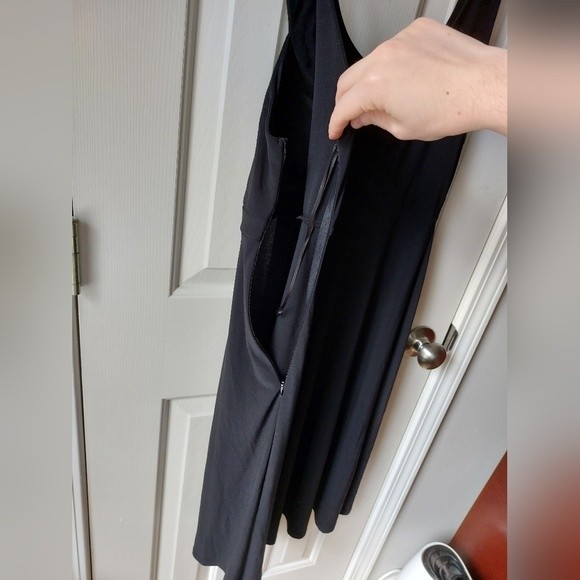 Dressbarn Collection/Sangria - Sleeveless Black Midi Formal Studded Dress - Picture 7 of 7